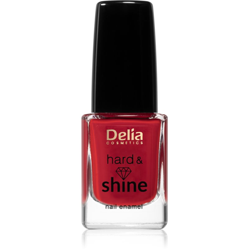 Delia Cosmetics Hard & Shine зміцнюючий лак для нігтів відтінок 808 Nathalie 11 мл