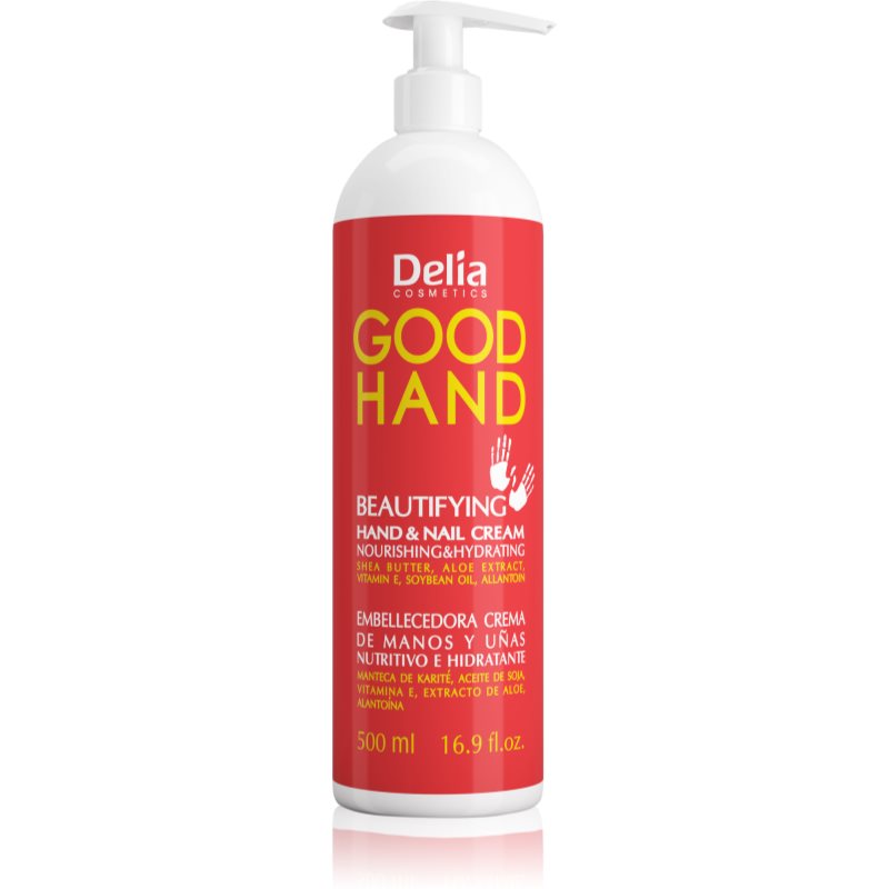 Delia Cosmetics Good Hand Beautifying зволожуючий крем для рук та нігтів 500 мл
