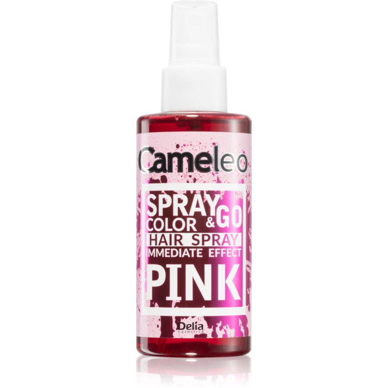 E-shop Delia Cosmetics Cameleo Spray & Go barevný sprej na vlasy odstín PINK 150 ml