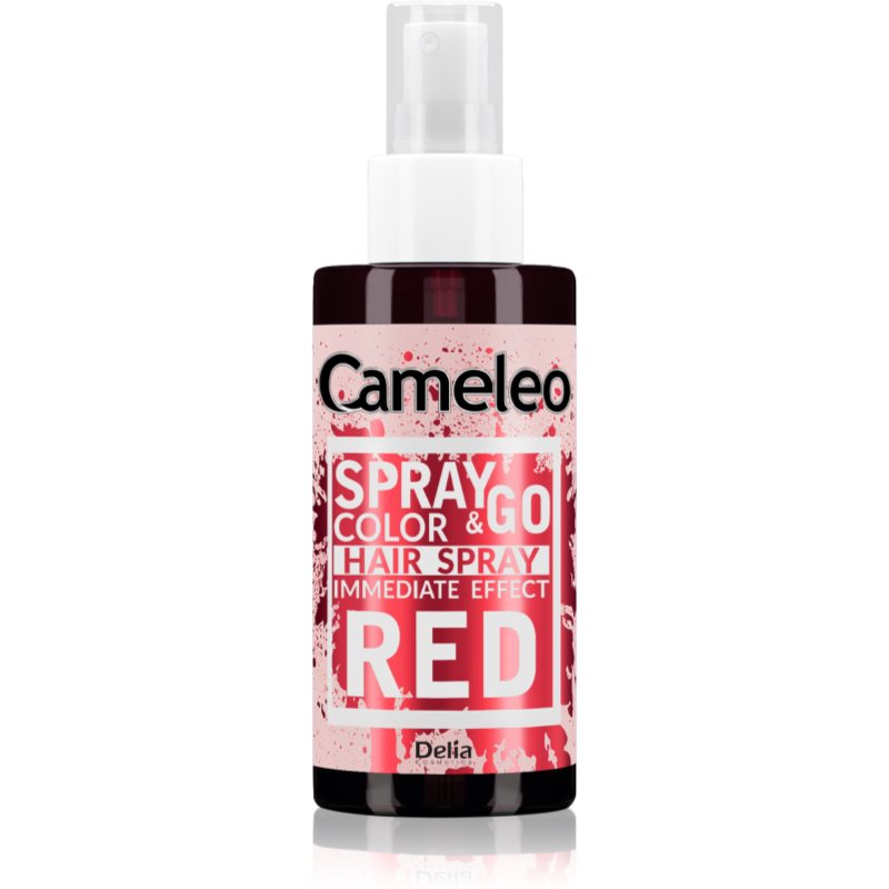 Delia Cosmetics Cameleo Spray & Go Colouring Hairspray Shade Red 150 Ml