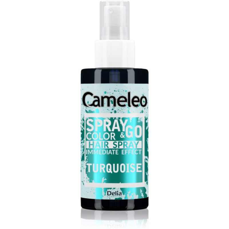 Delia Cosmetics Cameleo Spray & Go тонуючий спрей для волосся відтінок Turquoise 150 мл