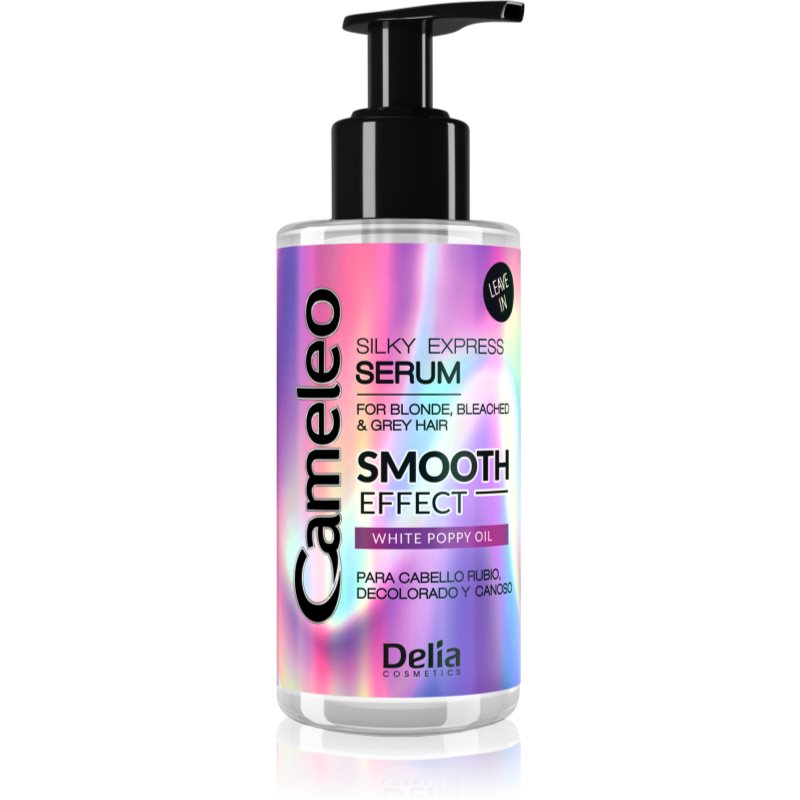 E-shop Delia Cosmetics Cameleo Smooth Effect regenerační sérum pro blond a šedivé vlasy 145 ml