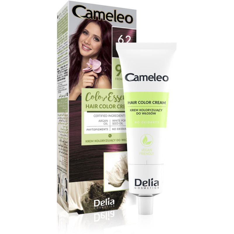 Delia Cosmetics Cameleo Color Essence фарба для волосся в тюбику відтінок 6.2 Burgundy 75 гр
