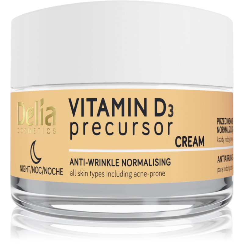 Delia Cosmetics Vitamin D3 Precursor Night Cream with Anti-Wrinkle Effect 50 ml
