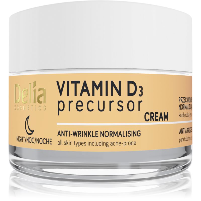 Delia Cosmetics Vitamin D3 Precursor нічний крем проти зморшок 50 мл