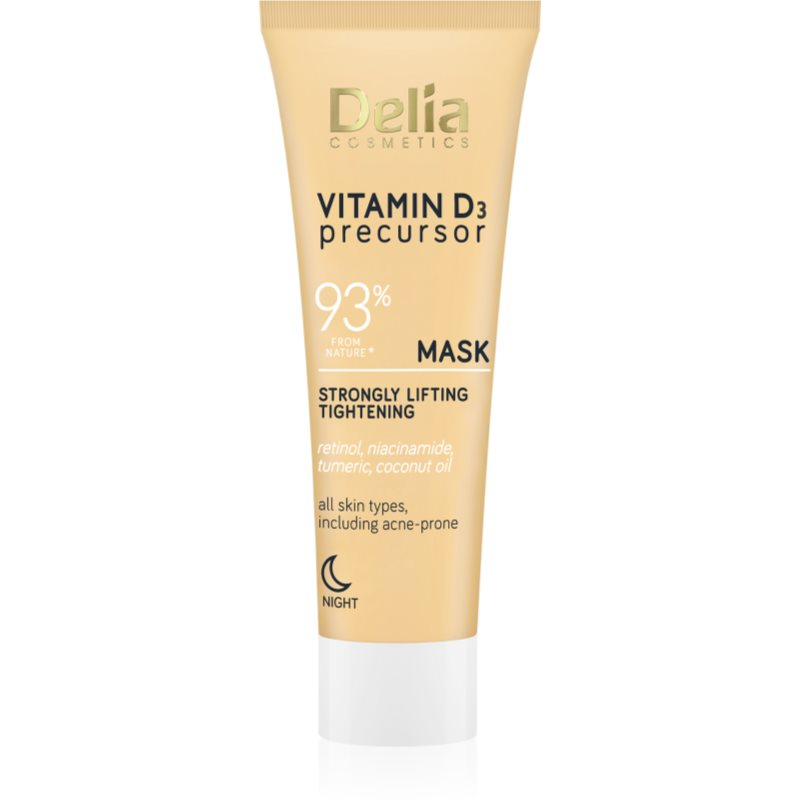 Delia Cosmetics Vitamin D3 Precursor маска з ефектом ліфтінгу нічна 50 м