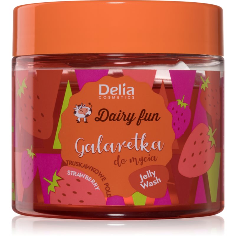 Delia Cosmetics Dairy Fun Желе для душу Strawberry 350 гр