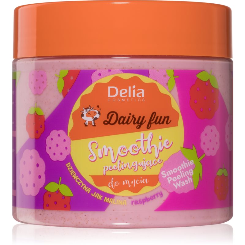 Delia Cosmetics Dairy Fun пілінг для тіла Raspberry 350 гр