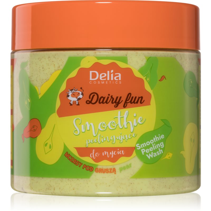 E-shop Delia Cosmetics Dairy Fun tělový peeling Pear 350 g