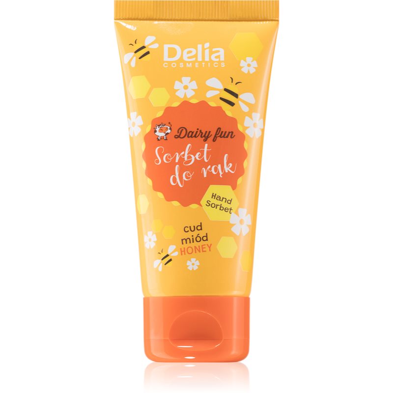 Delia Cosmetics Dairy Fun ápoló kézkrém Honey 50 ml