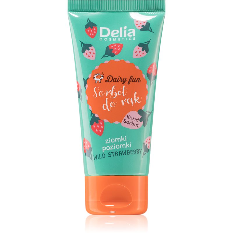 Zdjęcia - Kremy i toniki Delia Cosmetics Dairy Fun krem pielęgnacyjny do rąk Wild Strawberry 50 ml 