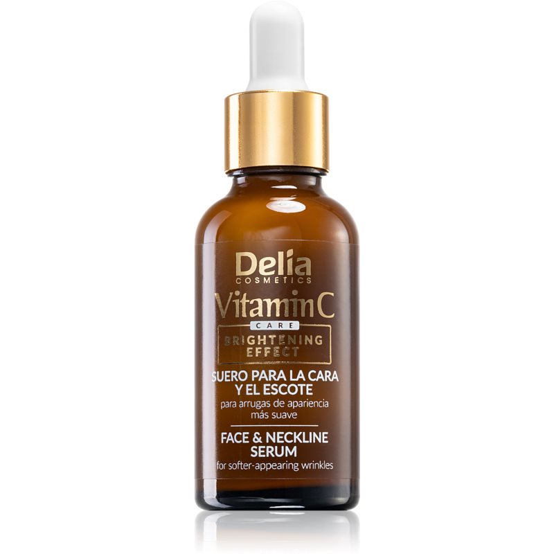 Delia Cosmetics Vitamine C rozjasňujúce sérum s vitamínom C na tvár a krk 30 ml