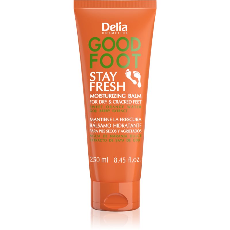 Delia Cosmetics Good Foot Stay Fresh feuchtigkeitsspendender Balsam für Füssen 250 ml