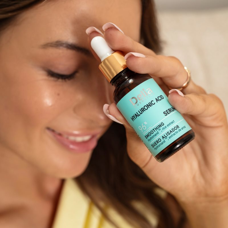 Delia Cosmetics Hyaluronic Acid vyplňující sérum na obličej, krk a dekolt 30 ml (obrázek 4)
