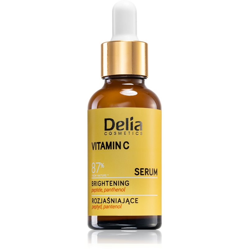 Delia Cosmetics Vitamin C розяснююча сироватка для шкіри обличчя, шиї та декольте 30 мл