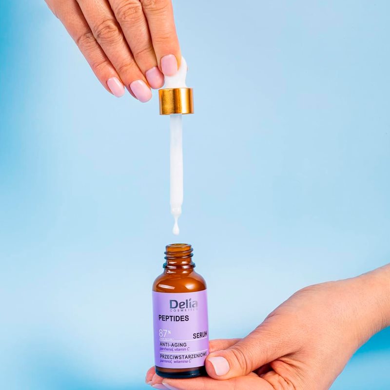 Delia Cosmetics Peptides sérum proti stárnutí pleti na obličej, krk a dekolt 30 ml (obrázek 4)