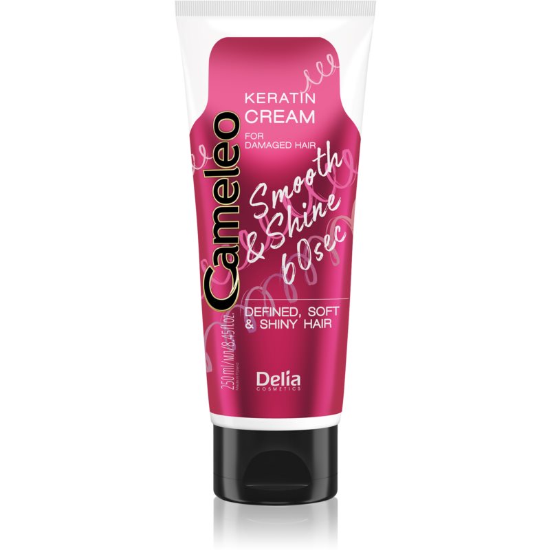 Delia Cosmetics Cameleo Smooth & Shine 60 Sec крем для волосся для блиску та шовковистості волосся 250 мл