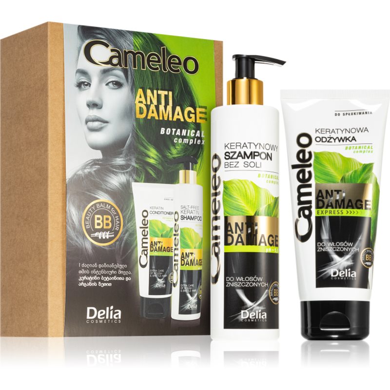 

Delia Cosmetics Cameleo Anti Damage подарунковий набір (для пошкодженог та ослабленого волосся)