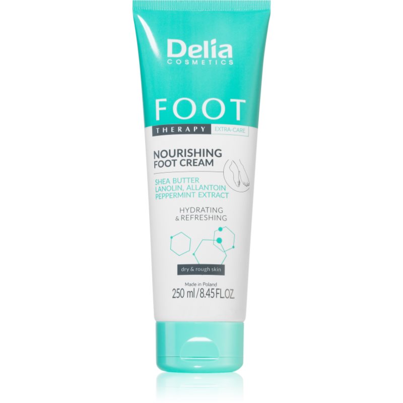 Delia Cosmetics FOOT THERAPY поживний крем для ніг 250 мл