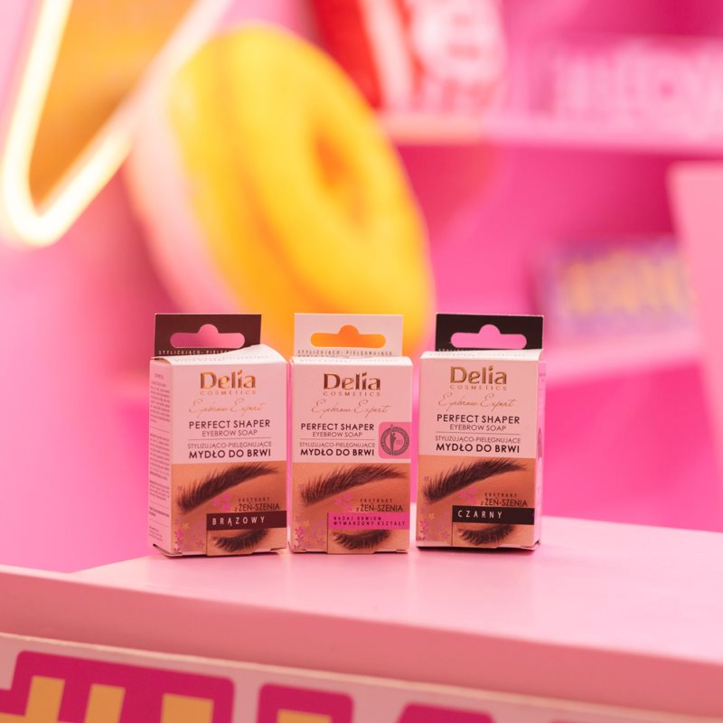 Delia Cosmetics Eyebrow Expert fixační vosk na obočí odstín Brown 10 ml (obrázek 3)