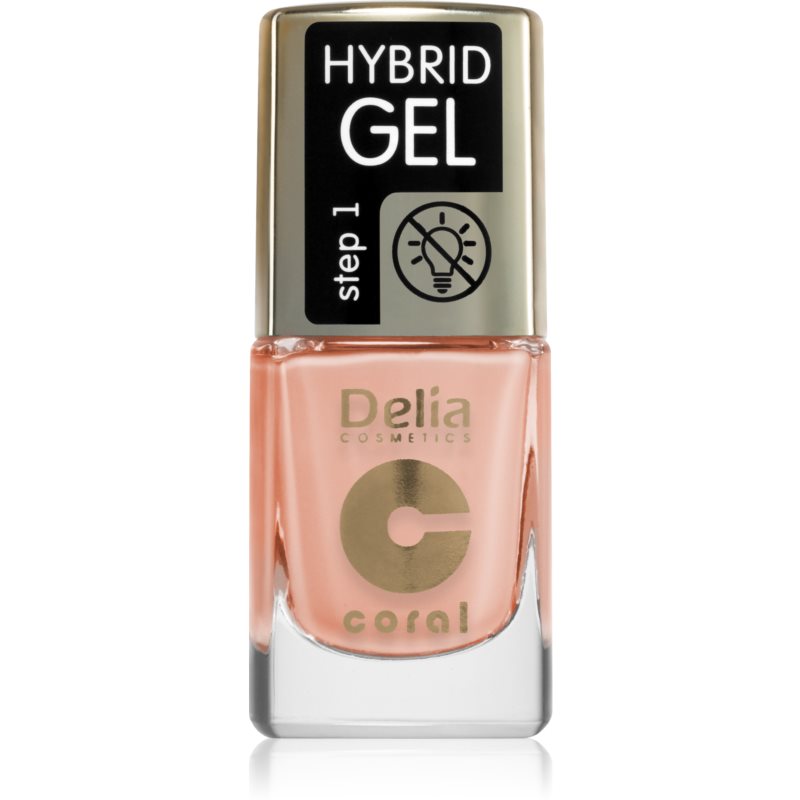 Delia Cosmetics Coral Hybrid Gel Гелевий лак для нігтів без використання UV/ LED лампи відтінок 113 11 мл