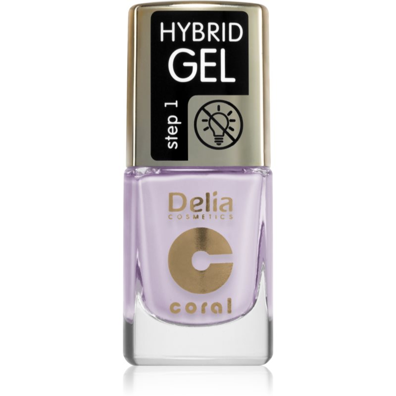 Delia Cosmetics Coral Hybrid Gel gel de unghii fara utilizarea UV sau lampa LED culoare 115 11 ml
