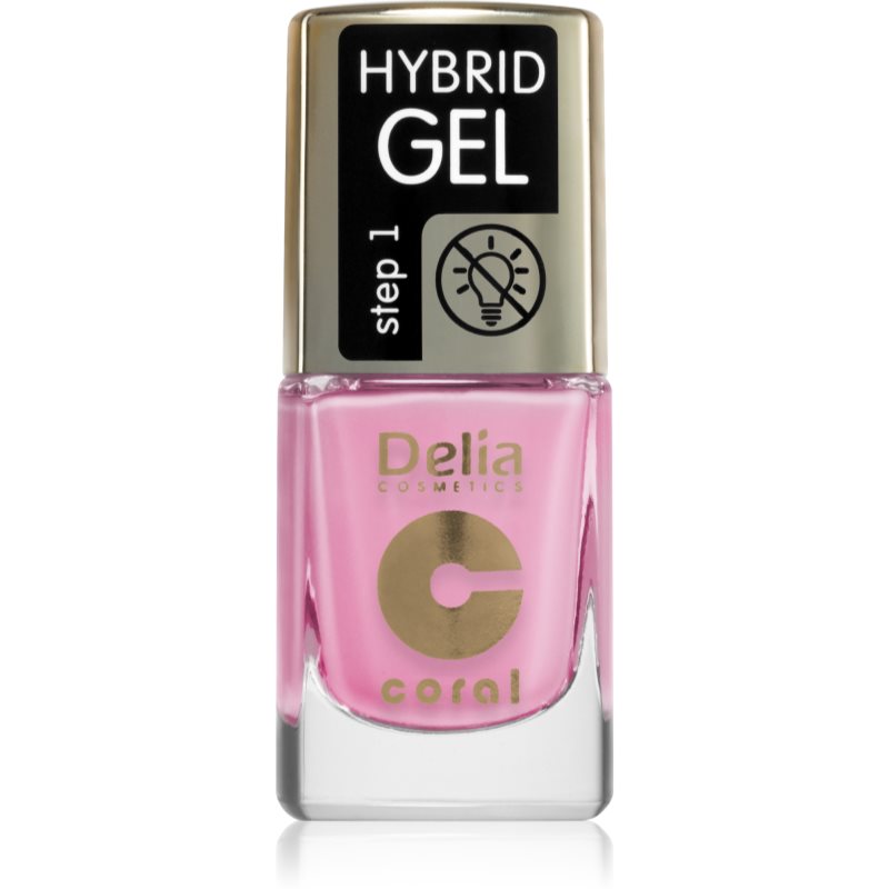 Delia Cosmetics Coral Hybrid Gel Гелевий лак для нігтів без використання UV/ LED лампи відтінок 116 11 мл