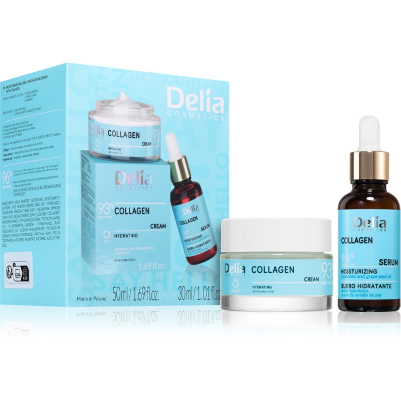 Delia Cosmetics Delia Cosmetics Collagen Set σετ δώρου Για πρόσωπο, λαιμό και ντεκολτέ