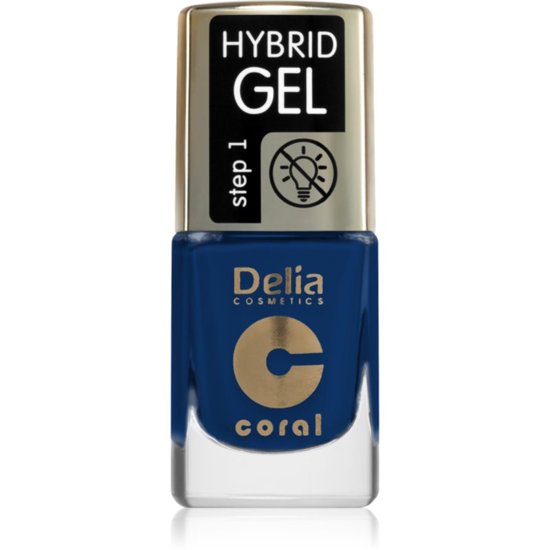 Delia Cosmetics Coral Hybrid Gel gel nail polish without UV/LED sealing shade 127 11 ml
