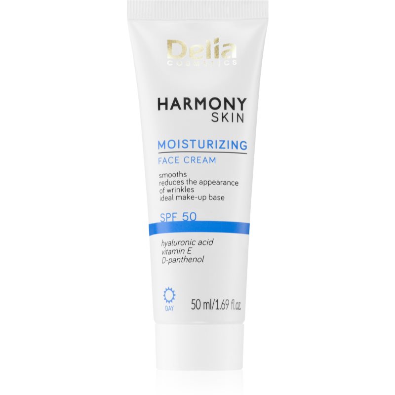 Delia Cosmetics Harmony Skin hydratačný pleťový krém SPF 50 50 ml