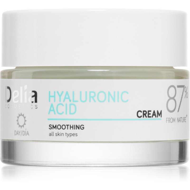 Delia Cosmetics Hyaluronic Acid ενυδατική και λειαντική κρέμα προσώπου με υαλουρονικό οξύ 50 ml φωτογραφία