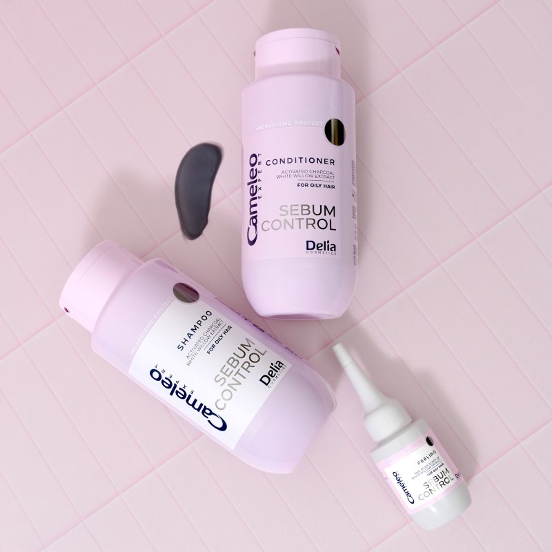 Delia Cosmetics Cameleo Expert Sebum Control Scrub peeling na vlasovou pokožku pro mastné vlasy 30 ml (obrázek 3)