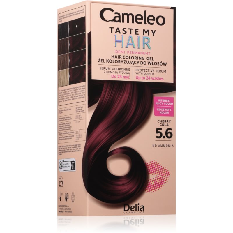 Delia Cosmetics Cameleo Taste My Hair hiusten kevytväri sävy 5.6 Cherry Cola 1 kpl