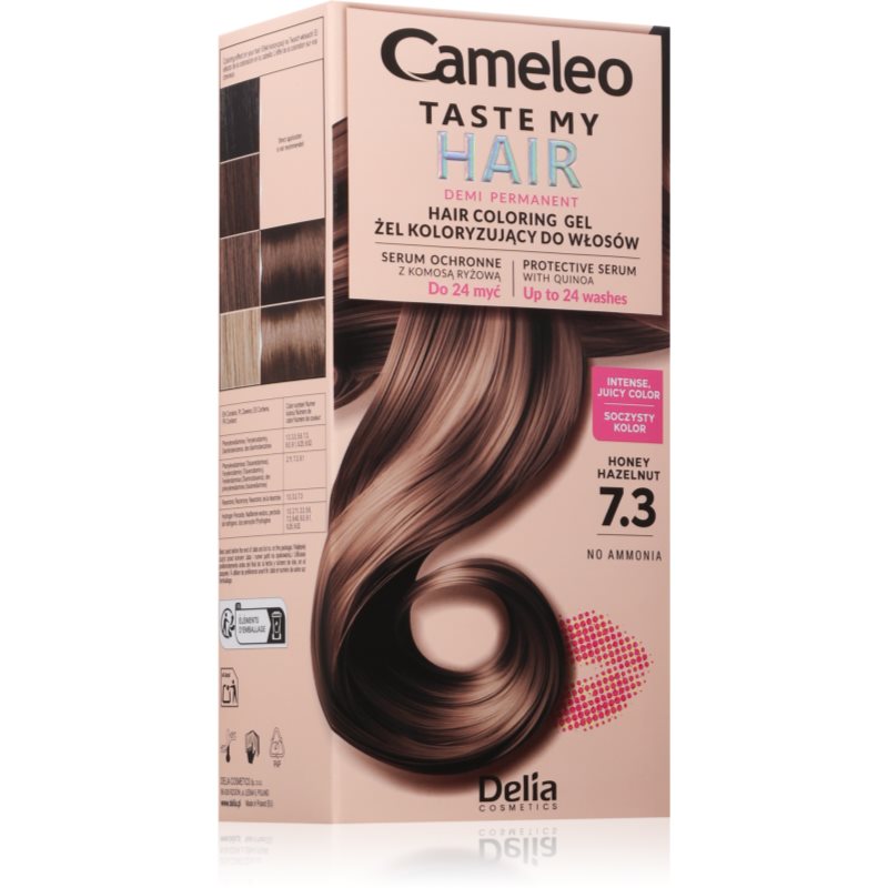 Delia Cosmetics Cameleo Taste My Hair hiusten kevytväri sävy 7.3 Honey Hazelnut 1 kpl