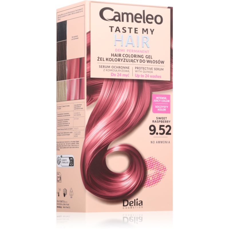 Delia Cosmetics Cameleo Taste My Hair tinta semipermanente per capelli colore 9.52 Sweet Raspberry 1 pz