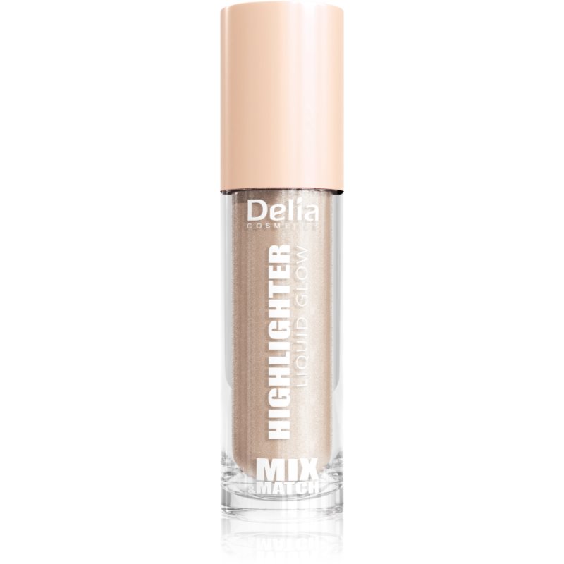 Delia Cosmetics Mix&Match Highlighter Liquid Glow Vedel esiletõstja varjund 08 4 ml