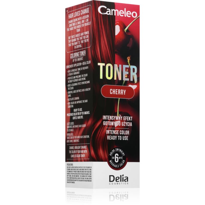 Delia Cosmetics Cameleo Toner цветен тонер За коса цвят Peach 75 мл.