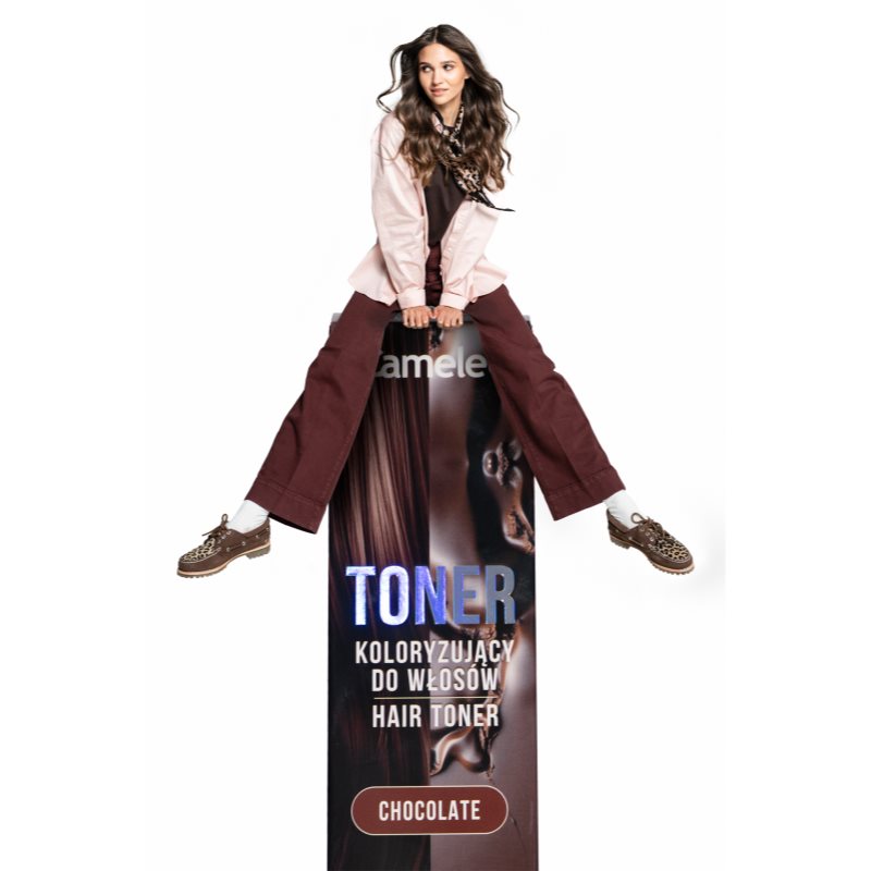 Delia Cosmetics Cameleo Toner farbige Haartönung für das Haar Farbton Chocolate 75 ml (Bild 7)