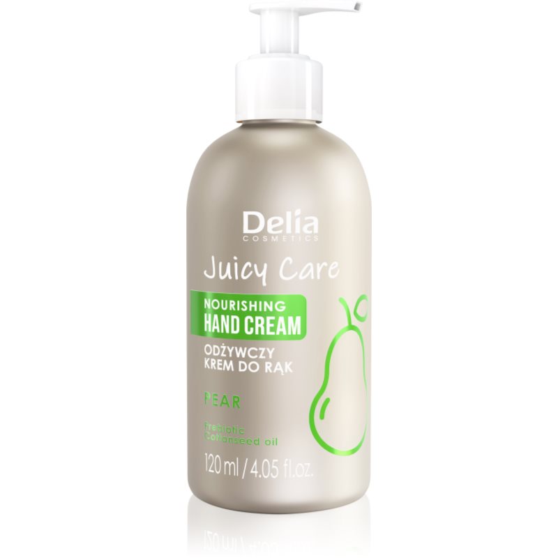 Delia Cosmetics Juicy Care Pear подхранващ крем за ръце 120 мл.