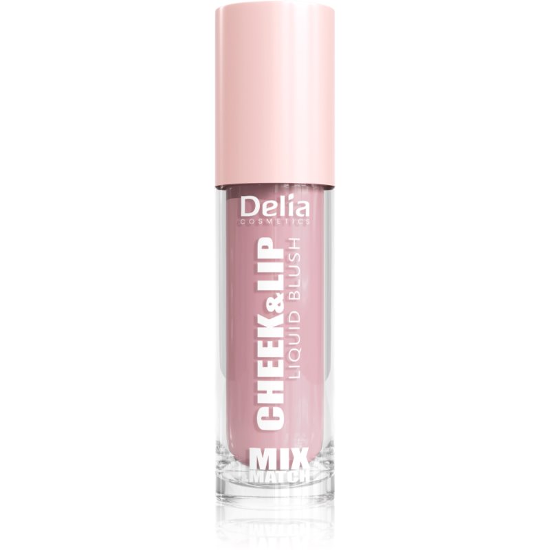 Delia Cosmetics Mix&Match Cheek & Lip Liquid Blush liquid blusher for lips and cheeks shade 02 4 ml