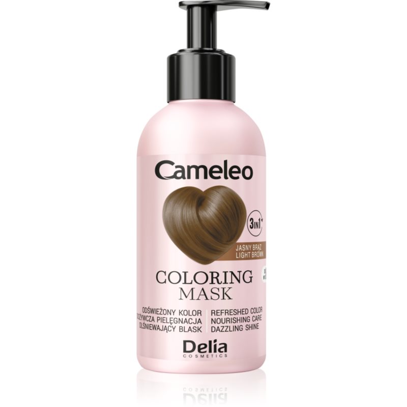 Delia Cosmetics Cameleo Coloring mask Bonding maska za kosu nijansa Light Brown 120 ml