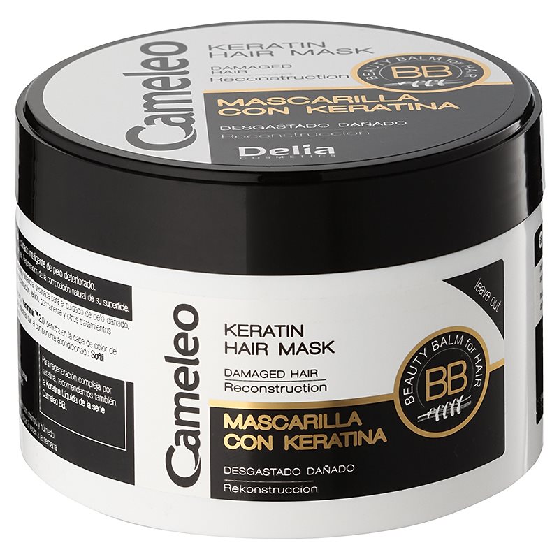 

Delia Cosmetics Cameleo BB маска з кератином для пошкодженого волосся