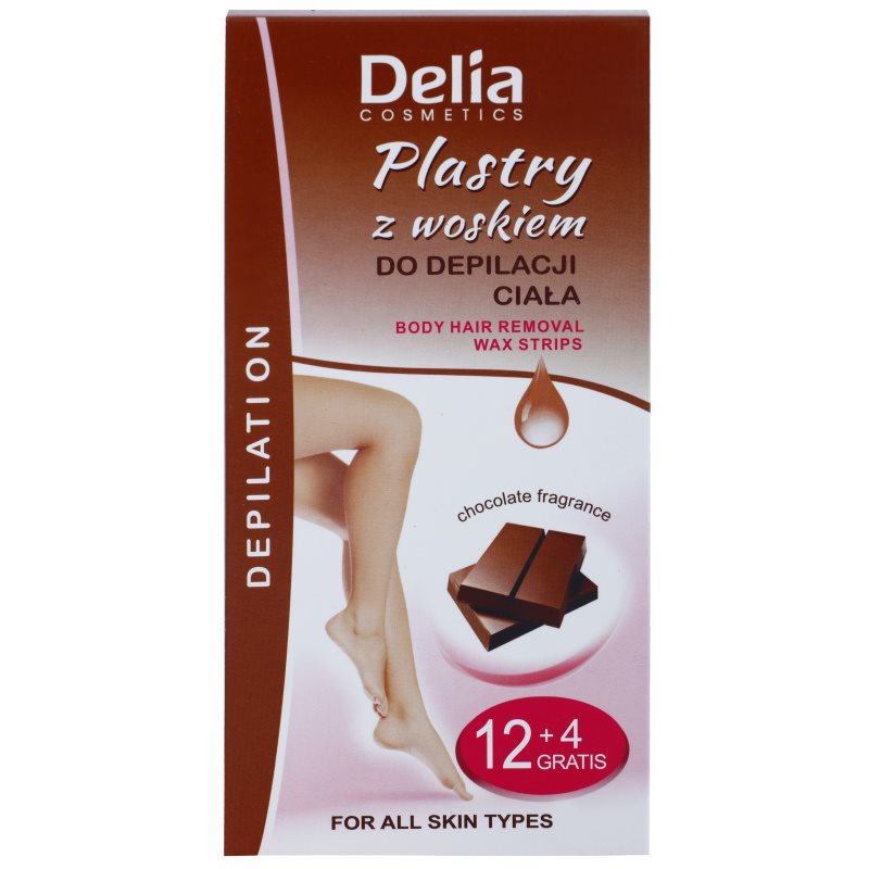 

Delia Cosmetics Depilation Chocolate Fragrance воскові смужки для депіляції для тіла