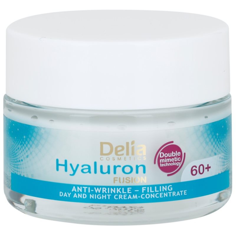 

Delia Cosmetics Hyaluron Fusion 60+ відновлюючий крем проти зморшок