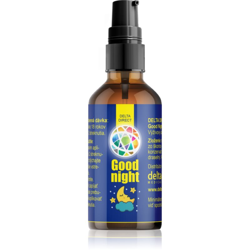Delta Medical Delta Direct Good Night sprej pre pokojný spánok príchuť Cinnamon 30 ml kúpite na Notino.sk