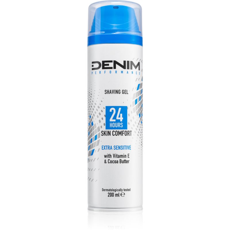Denim Performance Extra Sensitive borotválkozási gél uraknak 200 ml