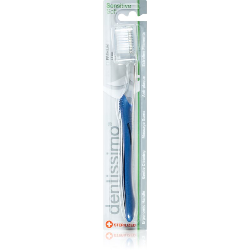 

Dentissimo Toothbrushes Sensitive зубна щітка відтінок Dark blue