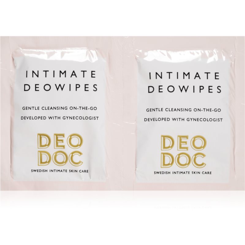 DeoDoc DeoWipes Fresh Coconut intymios higienos valomosios servetėlės 10 vnt.