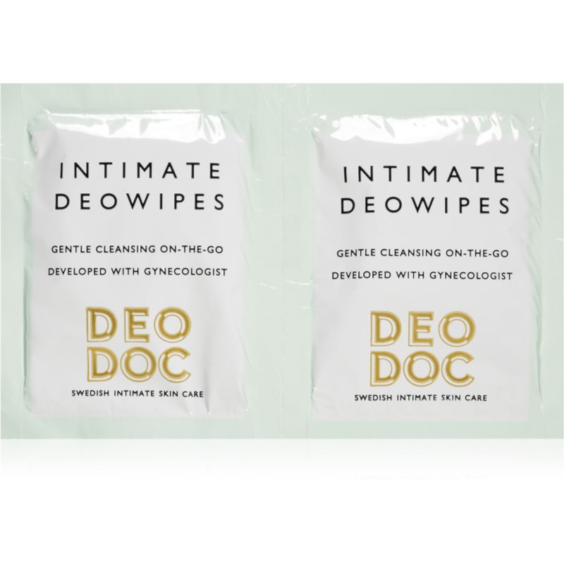 DeoDoc DeoWipes Jasmine Pear intymios higienos valomosios servetėlės 10 vnt.