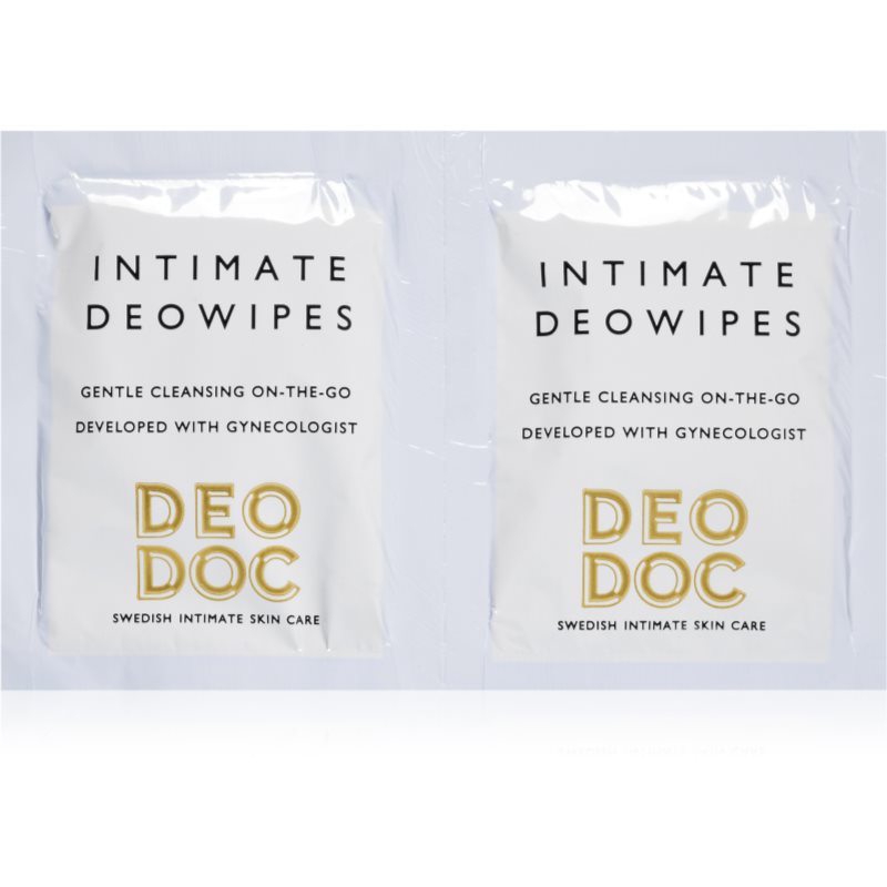 

DeoDoc DeoWipes Violet Cotton серветки для інтимної гігієни